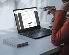 L'Acer Swift Spin 14 AI monta un pannello IPS da 120 Hz su una cerniera convertibile.
