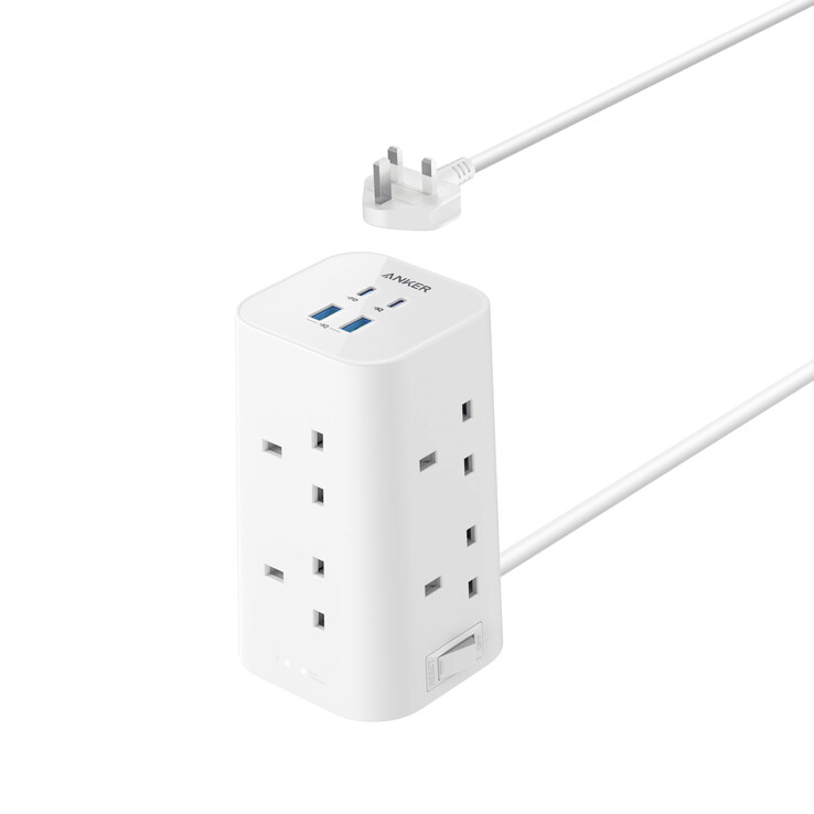 La striscia di alimentazione USB Anker (12-in-1, 20W). (Fonte: Anker)