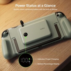 Il power bank magnetico ha un display e un cavo di ricarica integrato.