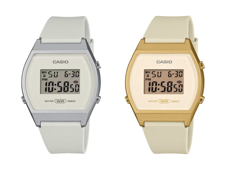 Gli orologi Casio LW-204-7A (a sinistra) e LW-204-9A (a destra)