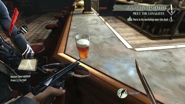 Nella foto: uno screenshot del gameplay di Dishonored.
