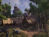 Un'immagine che raffigura un villaggio in Elex, ora in vendita su Steam.