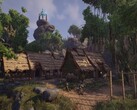 Un'immagine che raffigura un villaggio in Elex, ora in vendita su Steam.