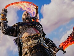 Kratos scatena le Lame del Caos in God of War Ragnarok