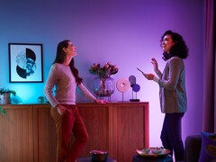 Un nuovo strumento di intelligenza artificiale sarebbe in arrivo nell'app di illuminazione intelligente Philips Hue. (Fonte: Philips Hue) 