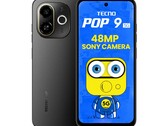 Tecno Pop 9 5G in una colorazione Shadow Black (Fonte: Tecno)