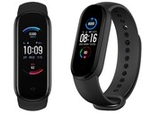 L'Amazfit Band 5 (L) e Xiaomi Mi Band 5 (R) potrebbero presto sfoggiare una nuova comoda funzionalità. (Fonte dell'immagine: Amazfit/Xiaomi)