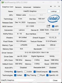 GPU-Z Grafica Intel