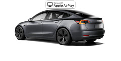 Stringa di codice del supporto AirPlay trovata nell&#039;app Tesla (immagine: Tesla/edited)