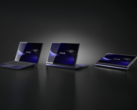 Vaio T Kachi-iro Special Edition raffigurato in tre posizioni grazie al suo design multi-flip