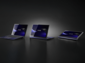 Vaio T Kachi-iro Special Edition raffigurato in tre posizioni grazie al suo design multi-flip