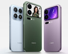 Xiaomi 17, Xiaomi 17 Pro Max e Xiaomi 17 Pro da sinistra a destra. (Fonte immagine: Xiaomi)