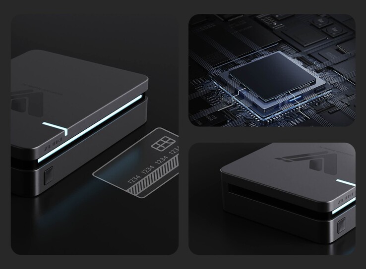 Il mini PC Vividnode ha un ingombro incredibilmente compatto.