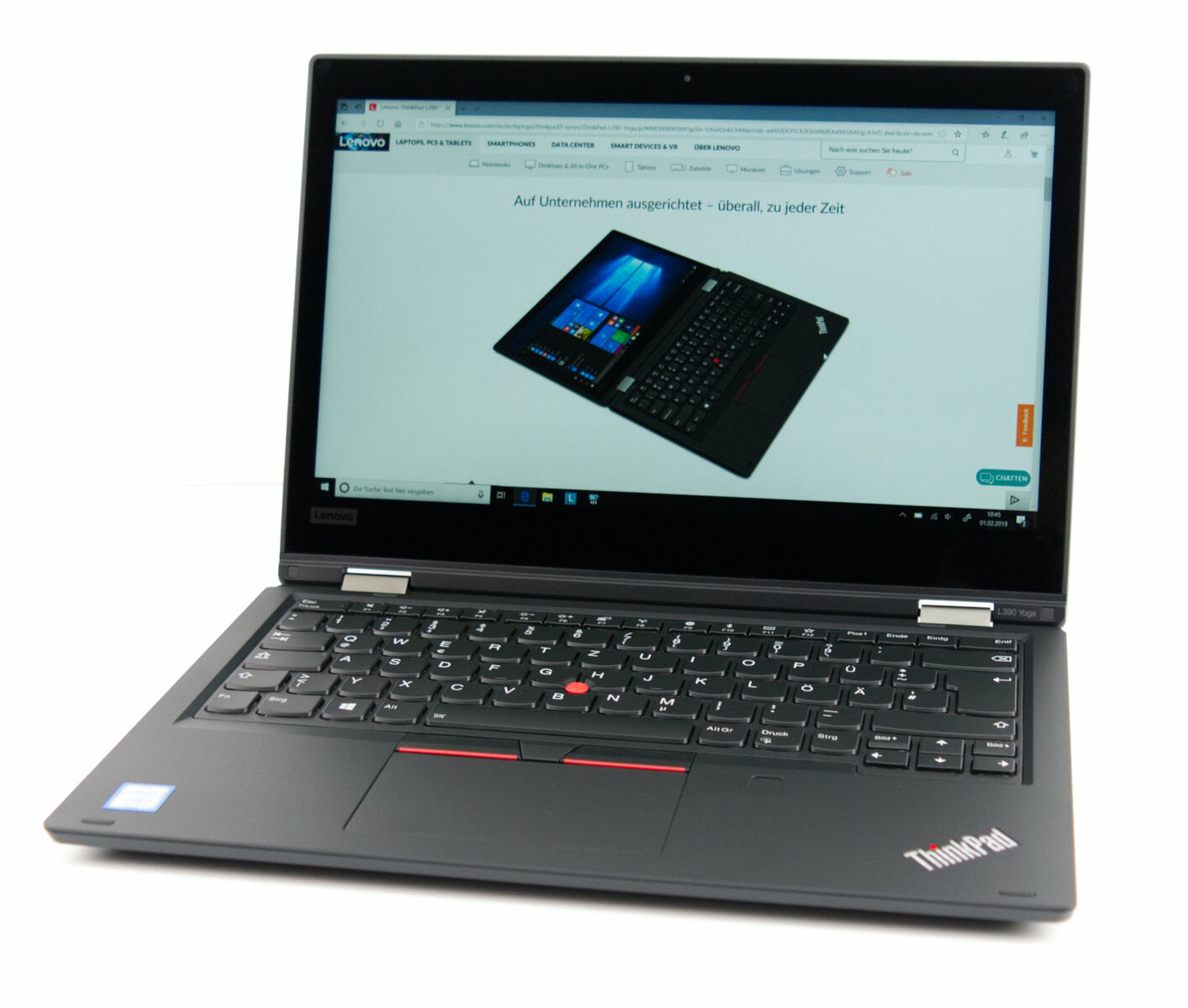 Lenovo ThinkPad L390 Yoga-20NT000XGE - Notebookcheck.it